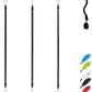 OCEANBROAD Kayak Paddle 86in/218cm, 90.5in/230cm, 95in/241cm Alloy Shaft Kayaking Boating Canoeing Oar with Paddle Leash