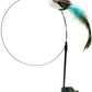 Interactive Cat Feather Toy with Super Suction Cup & Bonus Double-Sided Nano Adhesive – 3 Replaceable Feathers, Bell & Spring Wand – Fun Exercise for Indoor Cats & Kittens (Fly Bird Blue)