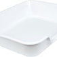 1 Pack of Extra Large Cat Litter Box (ABS Material), Low Entry Senior Litter Pen for Geriatric Kitty Big Cats, Jumbo Pet Safe Litter Boxes Tray for Indoor Pets Potty (White, 24" L x 20" W)