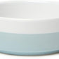 Waggo Dipper Ceramic Dog Bowl for Small and Large Breeds - Heavyweight and Durable Pet Food and Water Dish Crock, Dishwasher Safe, Modern (Cloud, Small)