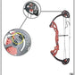 Compound Bow Archery for Youth and Beginner, Right Handed,19”-28” Draw Length,15-29 Lbs Draw Weight, 260 fps