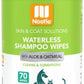 Nootie Waterless Shampoo Wipes for Dogs & Cats - Long Lasting Cucumber Melon Fragrance - Sold in Over 10,000 Vet Clinics and Pet Stores Worldwide, Made in USA - 70 Count