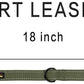 PLUTUS PET Short Training Dog Leash with Padded Handle for Medium Large Dogs,18 Inch Heavy Duty Strong Traffic Leash with Carabiner Clip for Climbing Walking or Guiding Blind(18”，Ranger Green)