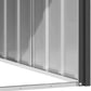 vidaXL Anthracite Dog House | Durable Galvanized Steel Construction | Outdoor Weather Resistant Roof | Open Entrance for Easy Access