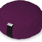 BEAN PRODUCTS Zafu Meditation Pillows for Sitting on Floor, Yoga Cushion, Cotton/Buckwheat fill Yoga Pillow, Zafu Meditation Cushion, Zen Kneeling Prayer Pad- MADE IN USA - 14" ROUND - BURGUNDY