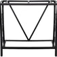 MAKLAINE Traditional Steel 29 Gallon Metal Aquarium Stand in Black