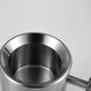 Dumbbell Cup Training Mug (8KG/18lbs) Stainless Steel Weightlifting Mug for water, tea, coffee drinks, Durable workout dumbbell cup for Gym fitness training, Funny Game Gift Sports equipment