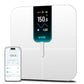 Ultra, Smart Scale with 4.3" Color Display, Digital Bathroom Scale for Body Weight BMI Muscle Mass Composition, Wi-Fi & Bluetooth Body Fat Scale with Heart Rate- White