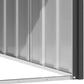vidaXL Anthracite Dog House | Durable Galvanized Steel Construction | Outdoor Weather Resistant Roof | Open Entrance for Easy Access