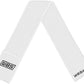 Streamer Football Towel, Sports Towel with Hook and Loop Fastener to Clean Football Visor and Gloves (White)