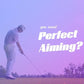 See Directions Digitally! Golf Aiming Device White