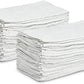 GOLD TEXTILES White Cotton B Grade Bath Towels - 100 Pcs, 20x40 Inches, Machine Washable
