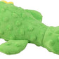 OUANGANC Calming Duck Dog Toy for Aggressive Chewers, Make a Crinkly Crunchy Noise, with Squeaker, 2025 Upgraded Indestructible Puppy Teething Toys, for Small to Medium Dog Breeds (Green 10.6in)