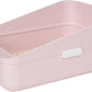 Sfozstra Cats Litter Box Low: Pink Small for Kittens up to 8 lbs, Anti Tracking Design Space Saving for Apartments