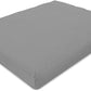 Bean Products Meditation Cushion - Zabuton Meditation Pillows for Sitting on Floor, Yoga Cushion, Cotton Yoga Pillow, Zen Kneeling Prayer Pad- Made in USA - Premium 32x26x3, Stone Gray