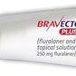 BRAVECTO PLUS Topical Solution for Cats, Flea, Tick & Heartworm, 2 Months Supply, 6.2-13.8 lbs., Blue Box