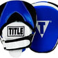 TITLE Boxing Flurry Pro Punch Mitts, Blue/Black - Boxing Pads, Muay Thai Pads, Punching Mitts, Focus Mitts, Boxing Equipment, Punching Pads, MMA Equipment, Kickboxing