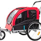 Midlee Dog Red Bike Stroller (Large)
