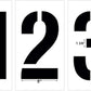 8" Number Stencil Kit | Part#: 10000901 | 10-Piece Kit includes Numbers 0-9 | Number Height is 8" | Flexible and Durable 1/8" PolyTough Lifetime | Precision Marking | Made in USA