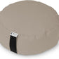 Bean Products Zafu Meditation Pillows for Sitting on Floor, Yoga Cushion, Cotton/Buckwheat Fill Yoga Pillow, Zafu Meditation Cushion, Zen Kneeling Prayer Pad- Made in USA - 14" Round - Natural