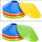 BiAnYC 25/50/100 Pcs Pro Disc Cones - Training Cones Agility Soccer Cones with Carry Bag for Training, Soccer, Football, Basketball,Kids and Other Sports and Games(5 Colors)