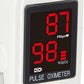 Concord Basics Fingertip Pulse Oximeter - Blood Oxygen Saturation Monitor with Carrying Case, Batteries, Silicone Cover & Lanyard - Easy to Use, Accurate SpO2 & Pulse Measurement (White)