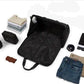 Halfday Convertible 2-in-1 Garment Duffel Weekender Bag 45L | Wrinkle-Free Travel, Hanging Suit Compartment, Shoe Pockets, Trolley Sleeve. Durable & Water-Resistant Carry-On, Shadow