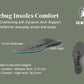 Icebug Comfort Insoles with Dynamic Arch Support, Charcoal High Arch, M 13