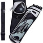 LEGEND XT320 Archery Quivers - Nylon Hip Quivers with 3 Arrow Tube Cases for Target Shooting - Adjustable Waist Belt, T-Slot, Storage Compartments for Accessories, Gear, Tools, Release Tab, Score Card