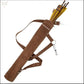 Traditional Back Quiver Bow Arrow Holder Handmade Leather Quiver Lightweight & Comfortable Gift for him Aniversary Gift