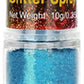 Go Ho Hair and Body Glitter Spray,Light Blue Glitter Spray Dry Powder Makeup for Clothes,Festival Loose Sparkle Powder,Holographic Ultra Fine Resin Glitters for Crafts,10g