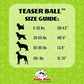 Jolly Pets Teaser Ball Dog Toy, Small/4.5 Inches, Red (1504 RD)