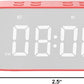 AFK Alarm Clock with Bluetooth Speaker,Digital Clock for Bedrooms,Alarm Clock for Heavy Sleepers Adults with Dual Alarm,Snooze,Dimmable LED Display.