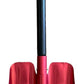 Emergency Snow Shovel with Saw - Converts from Dig to Chop/Hoe Mode Portable for Snowmobiles, Skiing, Backcountry, Avalanche Rescue Winter Survival Gear Car, Camping T6 Aluminum, Red