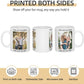 Personalized Coffee Cup with Photo, Logo or Text - Custom Both Sides Printed Mug for Him & Her - Unique Customized Gifts with Names - White/Red