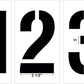 4" Number Stencil Kit | Part#: 10000905 | 10-Piece Kit includes Numbers 0-9 | Number Height is 4" | Flexible and Durable 1/8" PolyTough Lifetime | Precision Marking | Made in USA