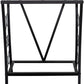 MAKLAINE Traditional Steel 20 Gallon Metal Aquarium Stand in Black