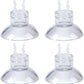 ALEGI 4pcs Large Aquarium Sponge Filter with Suction Cups, Check Valves for Breeding Fry Betta Shrimp Fish Tank (X-Large for 40-80 Gal 4 Pcs)