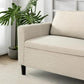 HULALA HOME Modern Storage Bench with Throw Pillows, 59.4" Extra Long Bedroom Ottoman Bench for End of Bed, Comfy Upholstered Footstool for Entryway Dining Room Living Room, Beige