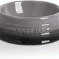 Sweejar Gradient Dog Bowl, Ceramic Dog Food Dish for Puppy and Kitten, Porcelain Pet Bowl for Food and Water 8 oz (Gradient Grey)