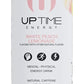 UPTIME Energy Drink, White Peach Lemonade Sparkling, 12 Pack, Vitamin C, L Theanine, Calcium, Sugar Free Energy Drinks for Focus Support, 142mg of Natural Caffeine, 5 Calories, Clean, 12 fl oz Cans