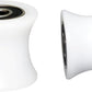 Total Trainer Rollers/Wheels of 4 for Models DLX, DLX II, DLX III, Adv DLX, Pilates, Pilates Pro 2500, 3000, 4000，570, 2000 （White）