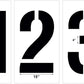 36" Stencil Kit | Part#: 10000944 | 10-Piece Kit Includes Numbers 0-9 | Height 36" | Flexible and Durable 1/8" PolyTough Lifetime | Precision Marking | Made in USA