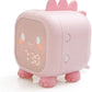 Alarm Clock Kids Dinosaur Alarm Clocks Girls Pink Digital Alarm Clock for Kids Girl Children with Night Light