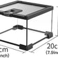 Mini Reptile Glass Terrarium Tank, cage for Tarantula Sling Geckos, Frog, Lizards, Chameleons,Turtles Snake Snail Insect Hermit Crab Isopods Reptiles Enclosure (7.9x7.9x5.7inch)