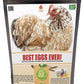 Pampered Chicken Mama Best Eggs Ever! Nesting Herbs for Chickens (4 Pounds) Calcium Supplement for Chickens | Chicken Feed Supplies, Hen Treats for Coops