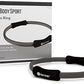 Body Sport Pilates Ring with Foam Padded Grips to Sculpt the Thighs, Core, Arms and More,Gray