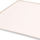 Silicone Dog Mat for Water Bowl and Food Dish, Pet Mat for Floors, Waterproof Dog Food Tray (Off-White Light Lavender)