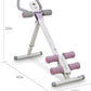 leikefitness Height Adjustable Ab Trainer Abdominal Whole Body Workout Machine Waist Cruncher Core Toner, Leg, Thighs, Buttocks Shaper with LCD Monitor AB9300