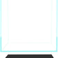 Fzone 7 Gal Rimless Low Iron Fish Tank Nova Clear Ultra-White 45° Mitered Edges Translucent Glass Anata Series Aquarium w/Black Foam Leveling Mat(S30C)